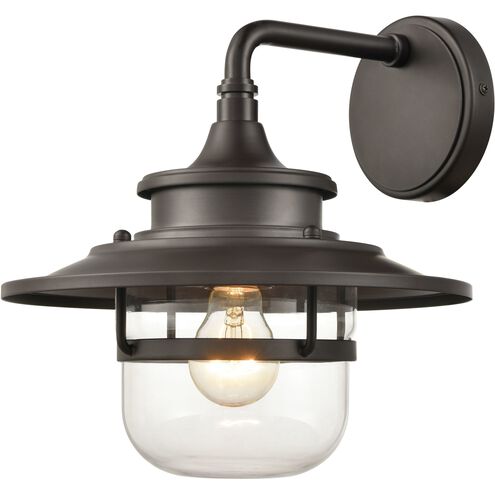 Renninger 1 Light 12 inch Oil Rubbed Bronze Outdoor Wall Sconce