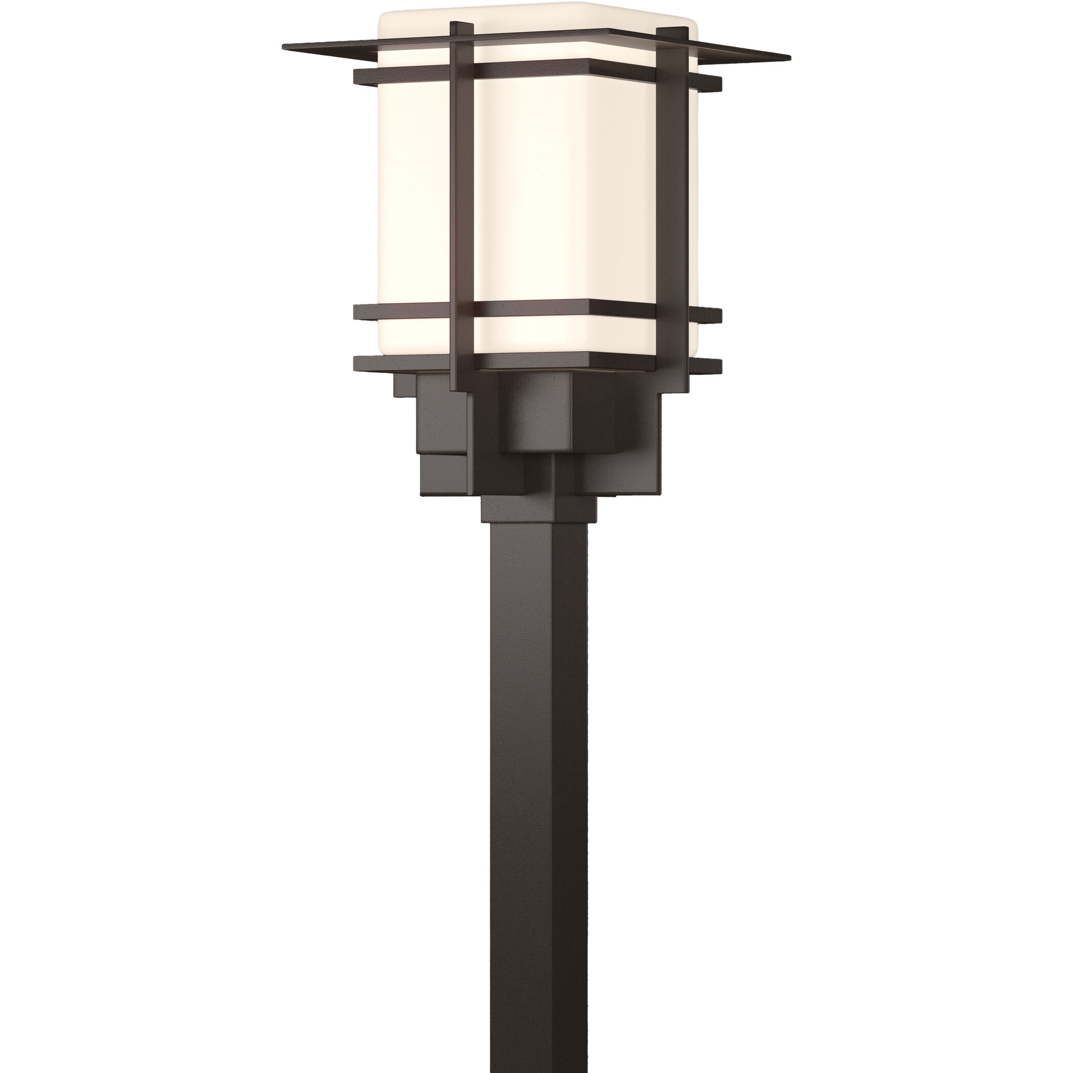 Tourou 1 Light 19.1 inch Coastal Dark Smoke Outdoor Post Light, Large