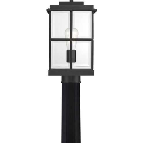 Mulligan 1 Light 13.75 inch Matte Black Outdoor Post Lantern