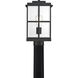Mulligan 1 Light 13.75 inch Matte Black Outdoor Post Lantern