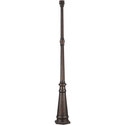 Outdoor 73 inch Textured Matte Black Outdoor Post Mount