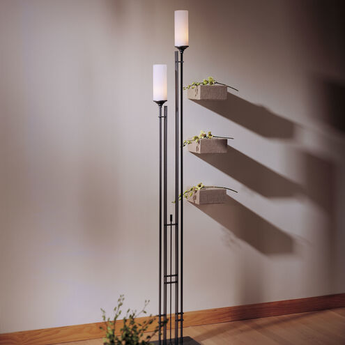 Metra Twin 74.7 inch 60.00 watt Natural Iron Floor Lamp Portable Light, Tall