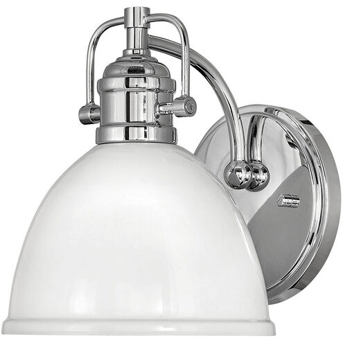 Rowan 1 Light 8 inch Chrome Vanity Light Wall Light