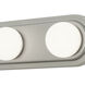 Hollywood 4 Light 24 inch Satin Nickel Vanity Light Wall Light