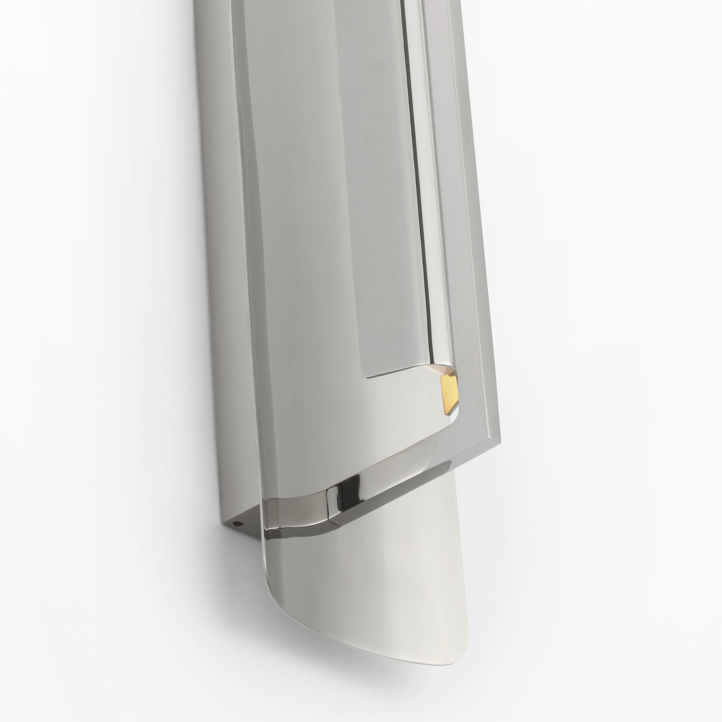 Ian K. Fowler Tristan LED 4 inch Polished Nickel Reflector Sconce Wall Light