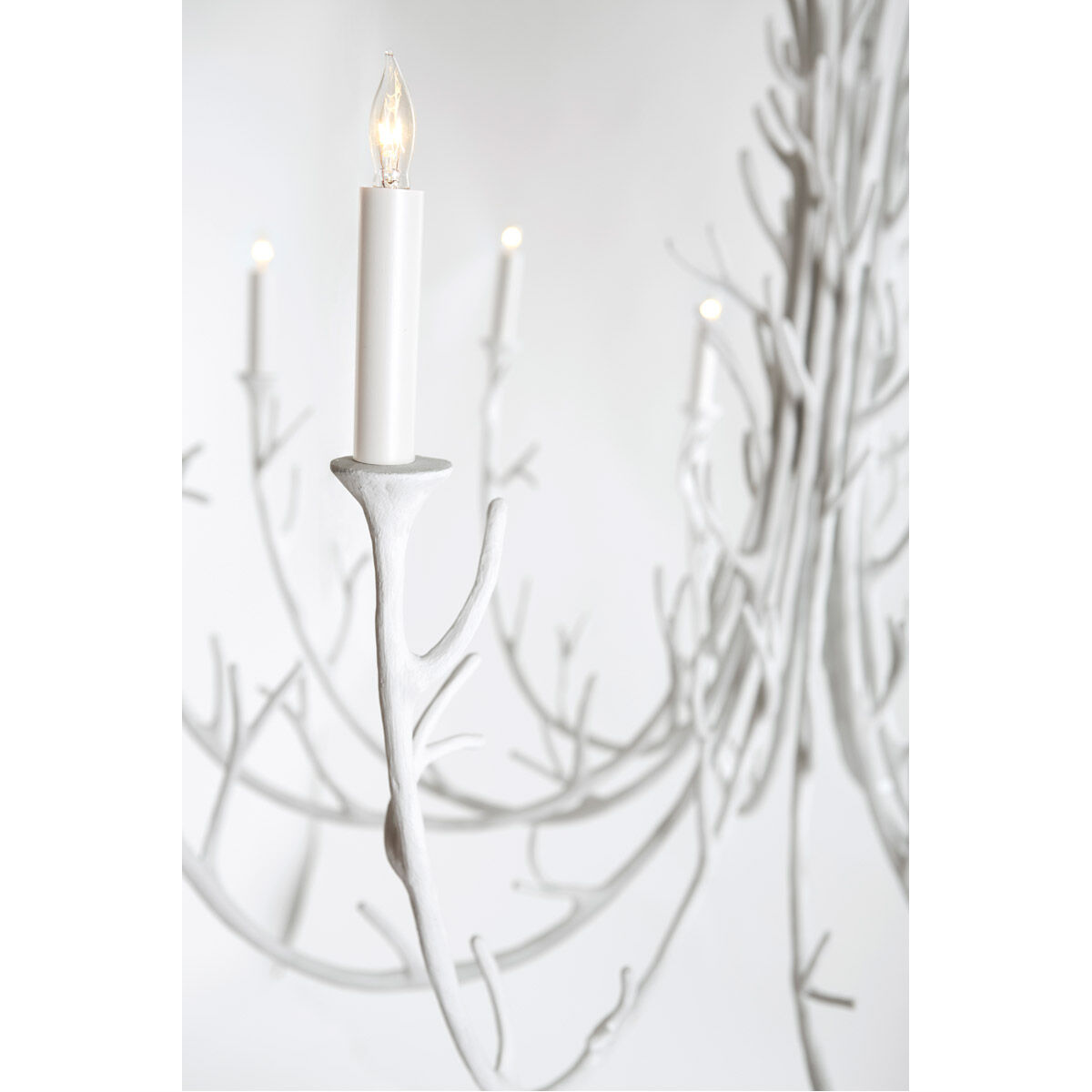 Julie Neill Silva 12 Light 48.25 inch Plaster White Chandelier Ceiling Light, Grande