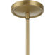 Sommersby 1 Light 7 inch Legacy Brass and Matte Coal Pendant Ceiling Light
