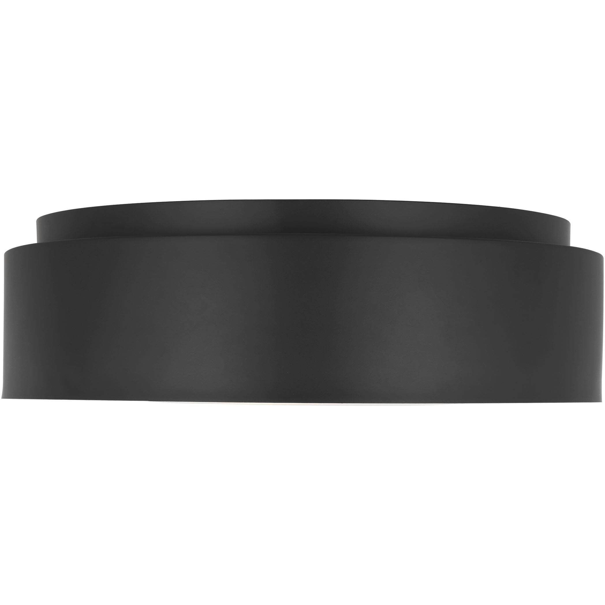 Drew & Jonathan Dartmore 3 Light 18 inch Midnight Black Flush Mount Ceiling Light, Large