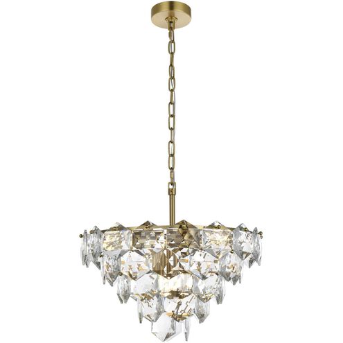 Adaline 8 Light 20 inch Satin Gold Chandelier Ceiling Light