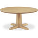 Charles 59.75 X 59.75 inch Natural Dining Table