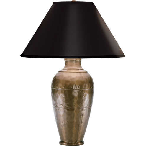 Foundry 29 inch 150 watt Copper Table Lamp Portable Light in Black