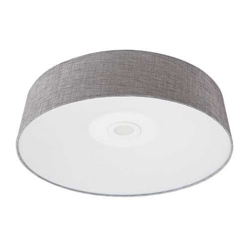 Cermack St. LED 16 inch Grey Linen Flush Mount Ceiling Light