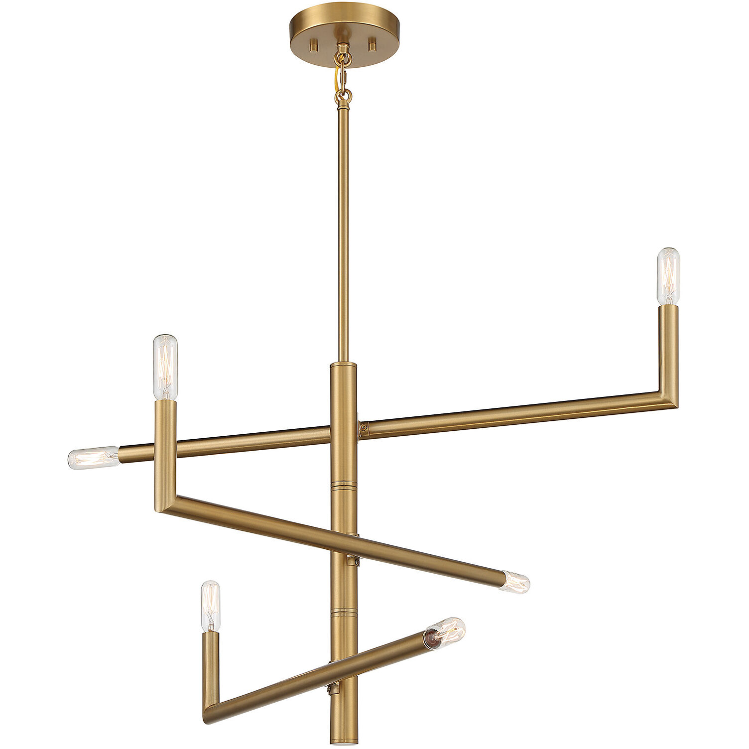 Cristofer 6 Light 30 inch Warm Brass Chandelier Ceiling Light, Essentials