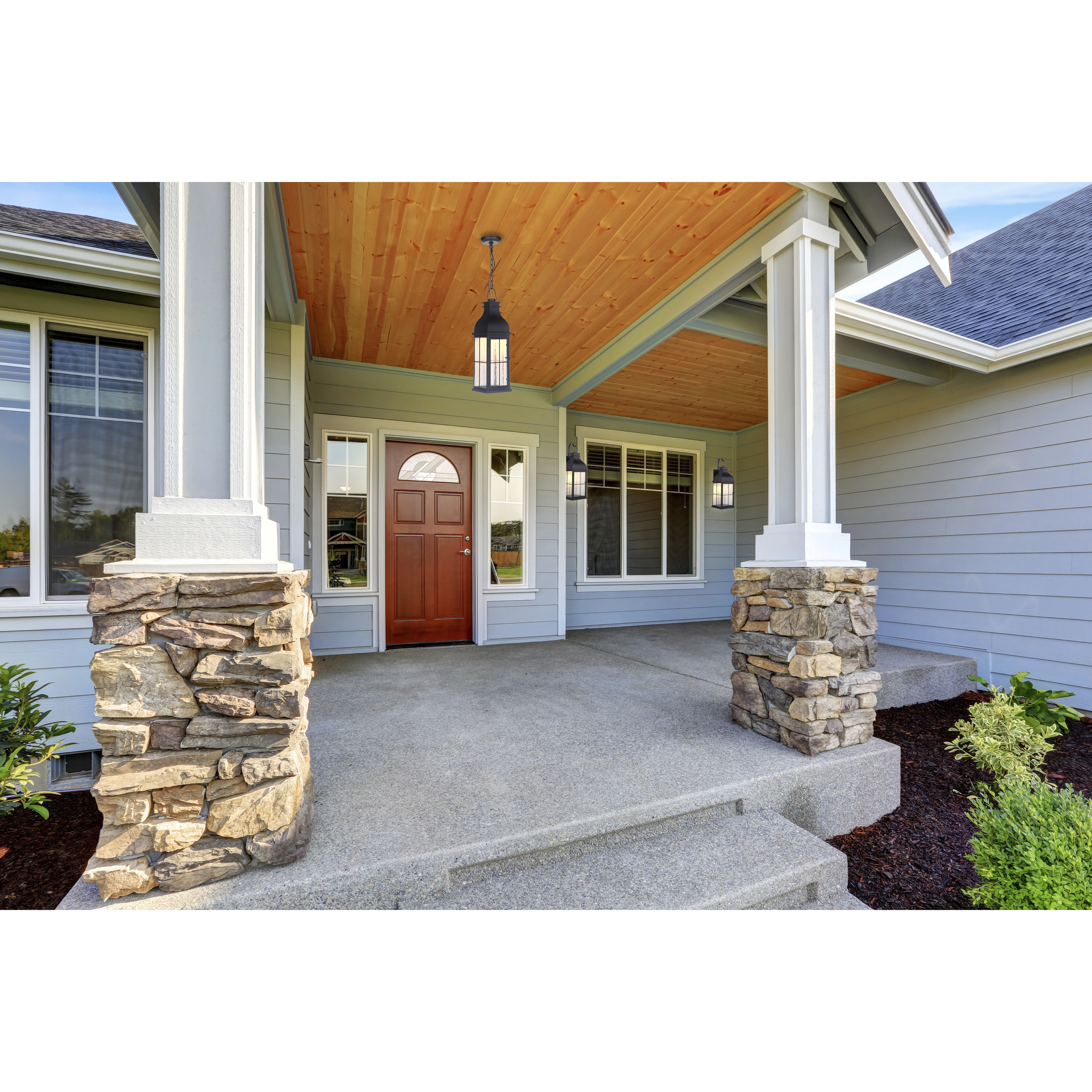 Vincent LED 26.75 inch Weathered Copper Outdoor Post Mount, Large