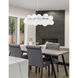 Charlize 10 Light 41 inch Polished Chrome Horizontal Pendant Ceiling Light