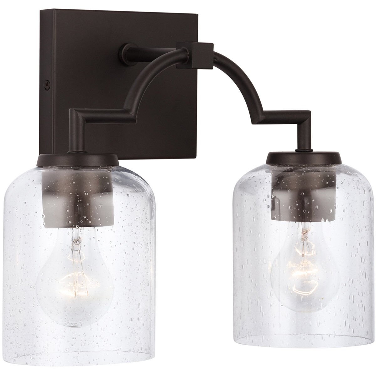 Carter 2 Light 14 inch Bronze Vanity Light Wall Light