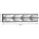 Pearl LED LED 24 inch Matte Black Bath Vanity Wall Light, Progress LED