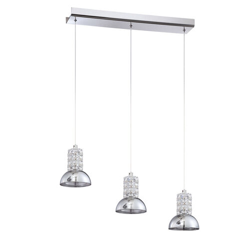 Millenium 3 Light 25 inch Chrome Pendant Ceiling Light