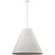 Sophie 4 Light 30 inch White Coral Pendant Ceiling Light