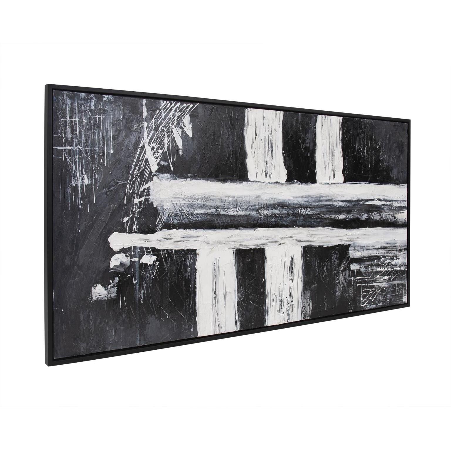 Abstract Landscape 73.75 X 37.75 inch Hand Painted Canvas
