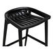 Ronald 28 inch Charcoal Black Counter Stool