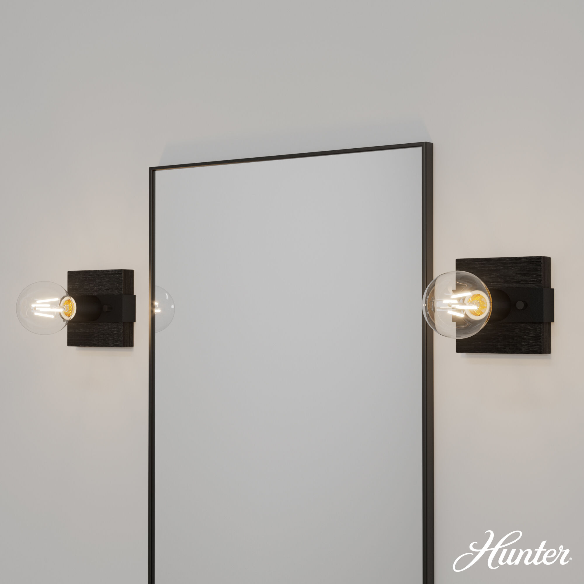 Donelson 1 Light 5 inch Natural Black Iron and Dark Ash Wall Sconce Wall Light, Small