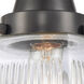 Franklin Restoration Colton 1 Light 6 inch Matte Black Flush Mount Ceiling Light