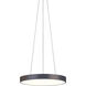 Pi LED 20 inch Black Bronze Pendant Ceiling Light