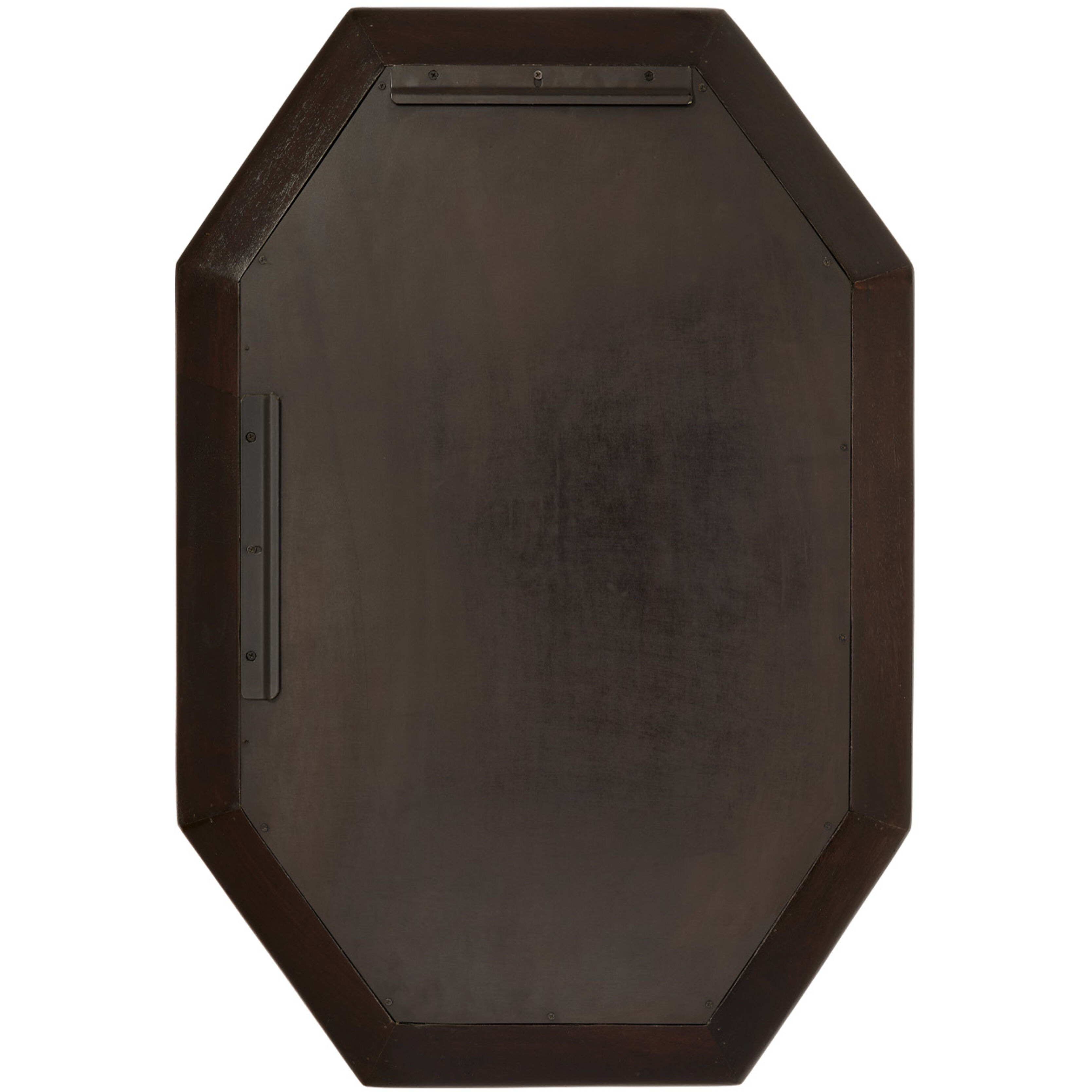 Colony 38 X 26 inch Off White Bone and Dark Brown Wood Mirror