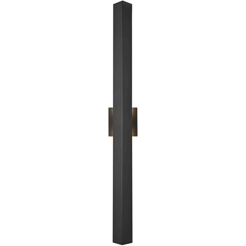 Troy 2 Light 38 inch Black Outdoor Wall Sconce