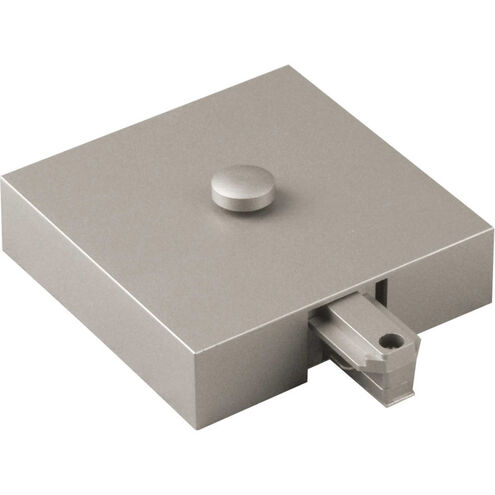 Alpha Trak 120 Brushed Nickel Track T-Bar End Feed with Canopy Cover Ceiling Light
