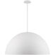 Yolo LED 35.5 inch Black Gold Leaf Pendant Ceiling Light in 35in.