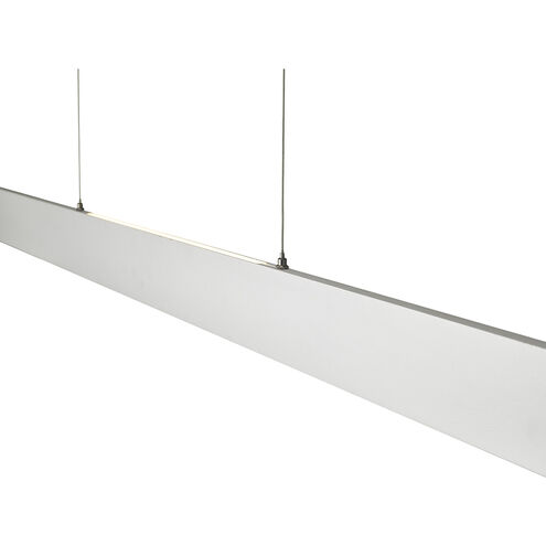 Slim LED 0.6 inch Brushed Aluminum Pendant Ceiling Light