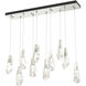 Luma 10 Light 44.5 inch Sterling Pendant Ceiling Light, Large