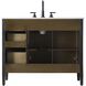 Blakely 42 X 34 inch Chocolate Oak Bathroom Vanity Cabinet
