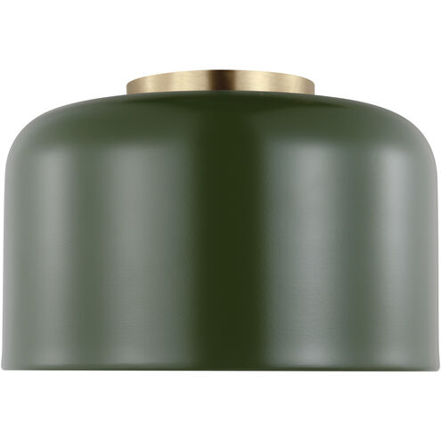 Malone 1 Light 10.75 inch Olive Ceiling Flush Mount Ceiling Light