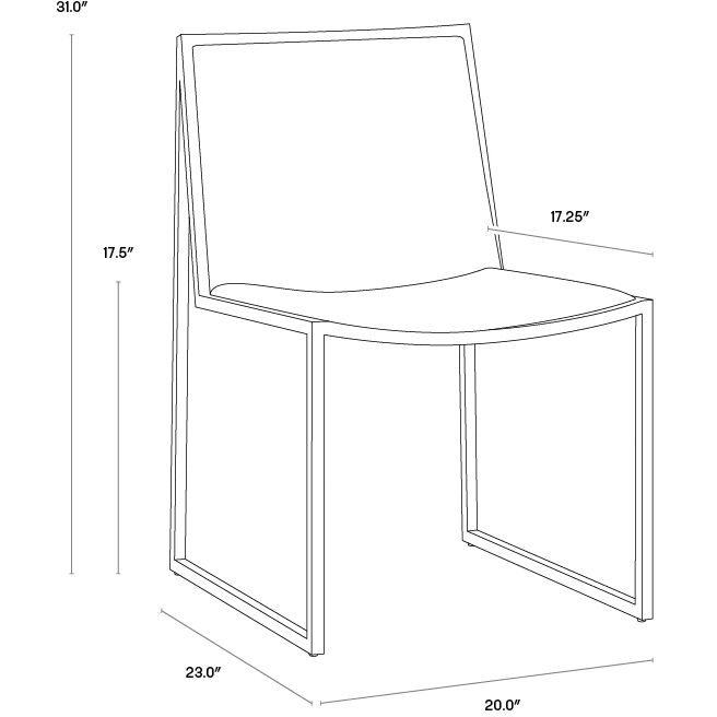 Blair Castillo Cream Dining Chair, Set Of 2