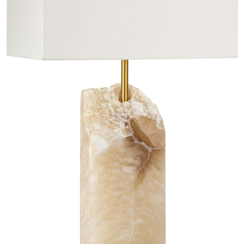 Selina 25 inch 150.00 watt Natural Stone Table Lamp Portable Light