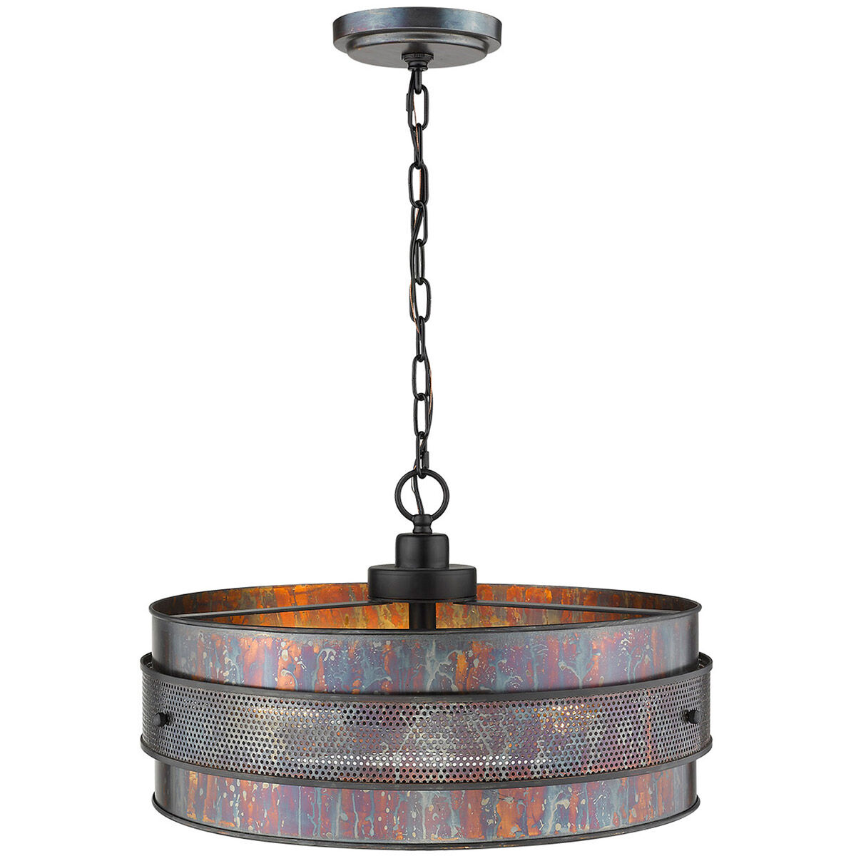 Ryker 3 Light 21 inch Bronze Patina Pendant Ceiling Light