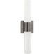 Aero 2 Light 18 inch Black Chrome ADA Bath Vanity Wall Light