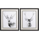 Animals Black and White Framed Art
