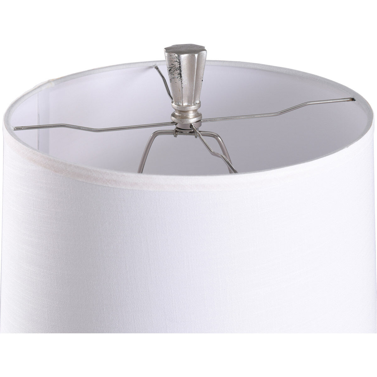 Dann Foley 150.00 watt Antique Silver and Black Table Lamp Portable Light 