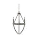 Harlow 3 Light 15 inch Ash Chandelier Ceiling Light