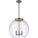 Ballston Athens 3 Light 15.75 inch Oil Rubbed Bronze Statement Pendant Ceiling Light in Incandescent, Seedy
