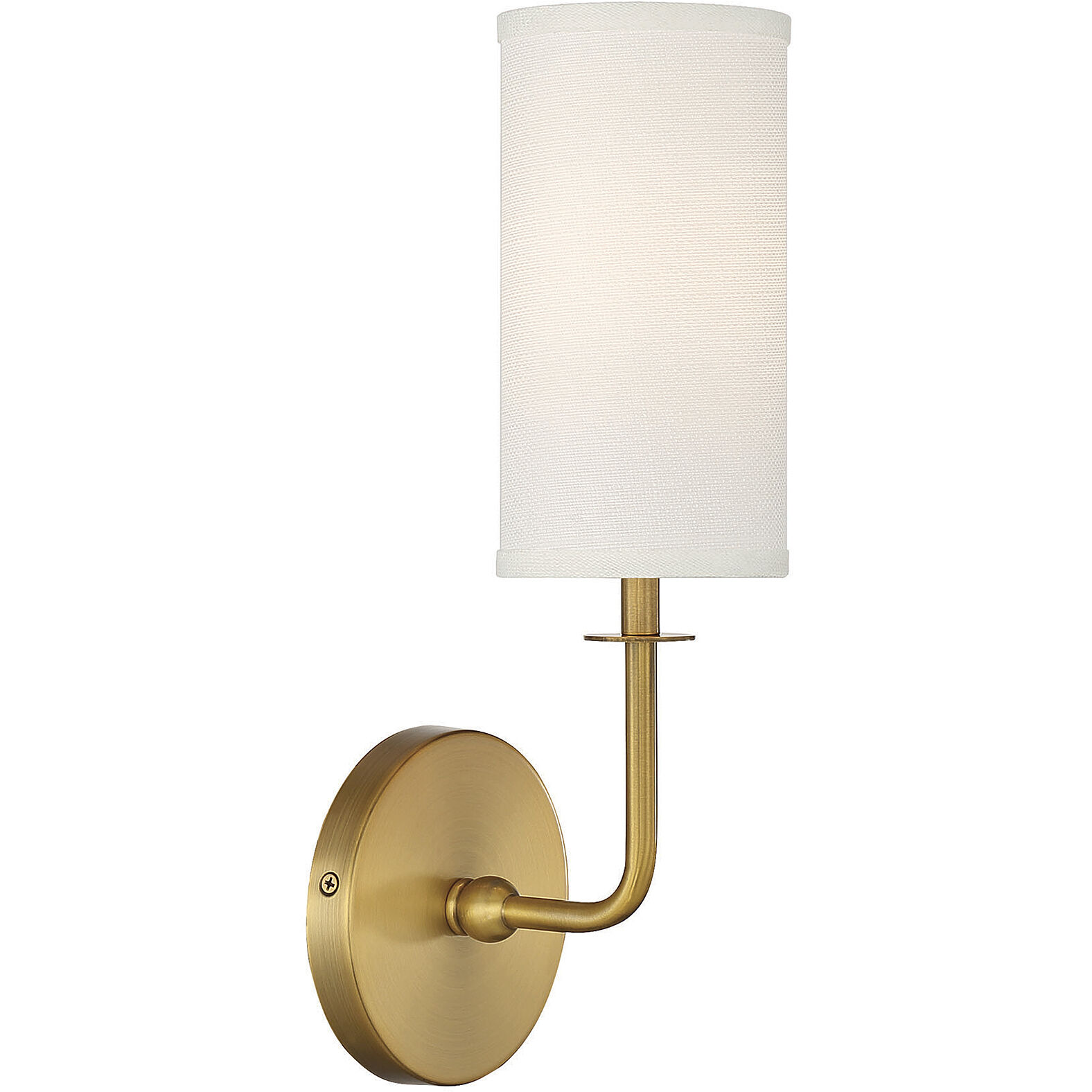 Powell 1 Light 5 inch Warm Brass Wall Sconce Wall Light, Essentials