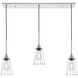 Auspice 3 Light 38 inch Chrome Pendant Ceiling Light