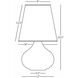 June 23.5 inch 150.00 watt Obsidian Glaze Accent Lamp Portable Light in Buff Linen