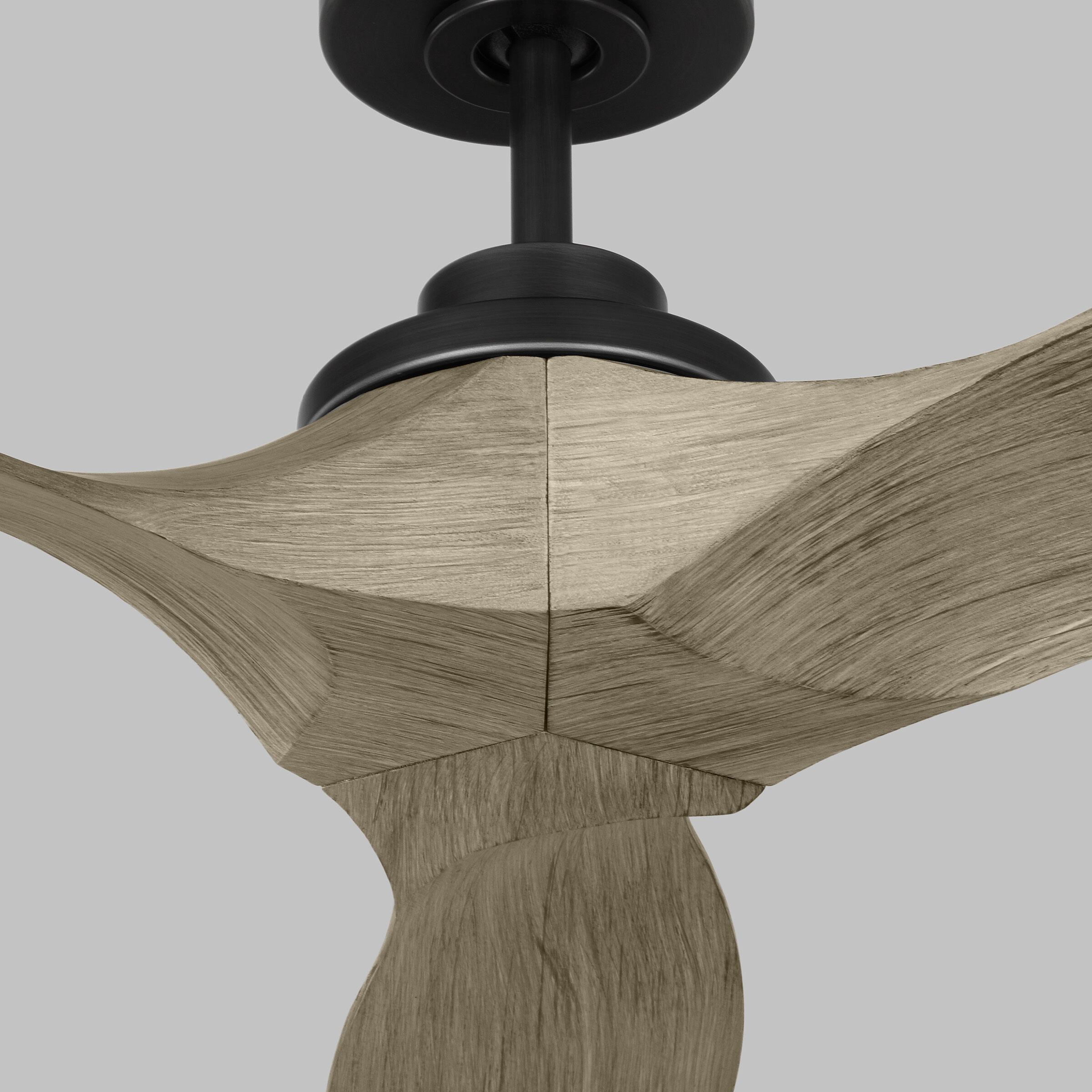 Collins 52 inch Aged Pewter with Light Grey Weathered Oak Blades Indoor/Outdoor Ceiling Fan