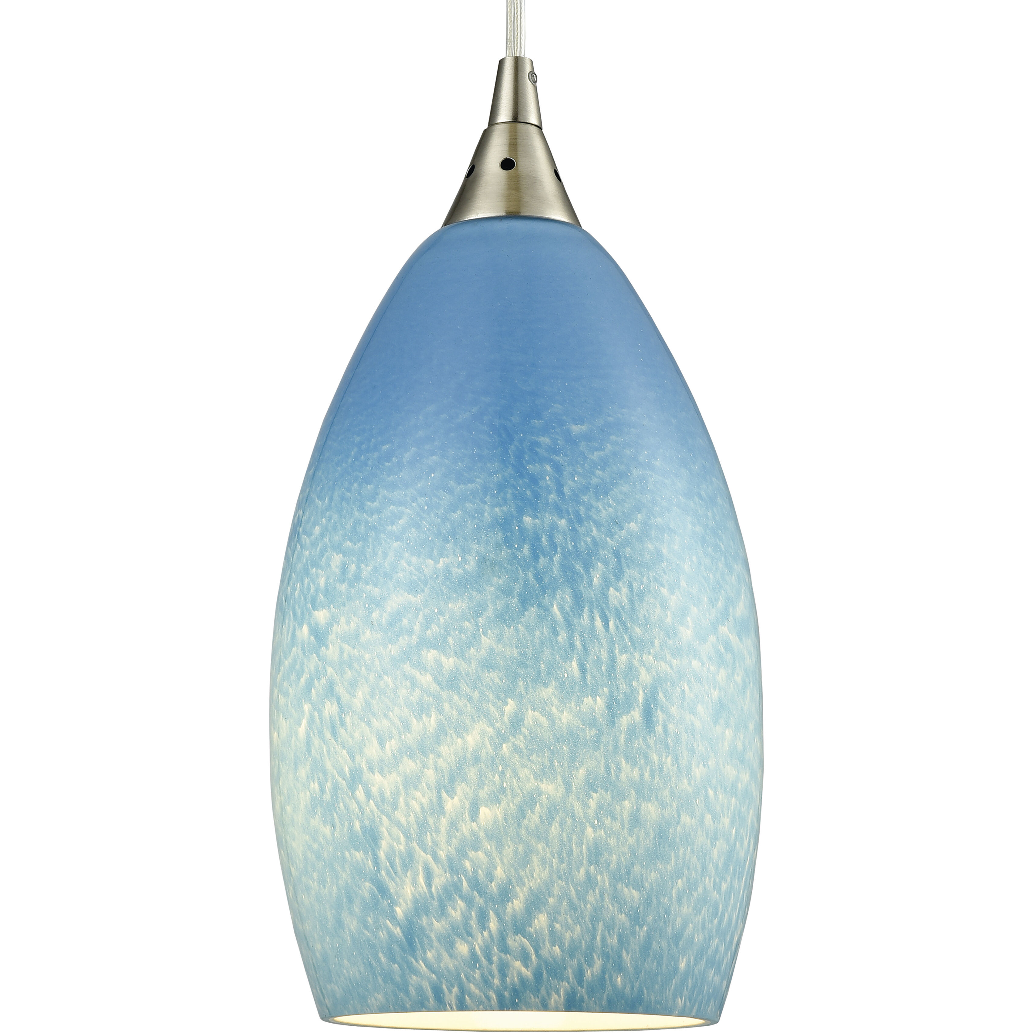 Earth 1 Light 5 inch Satin Nickel Pendant Ceiling Light