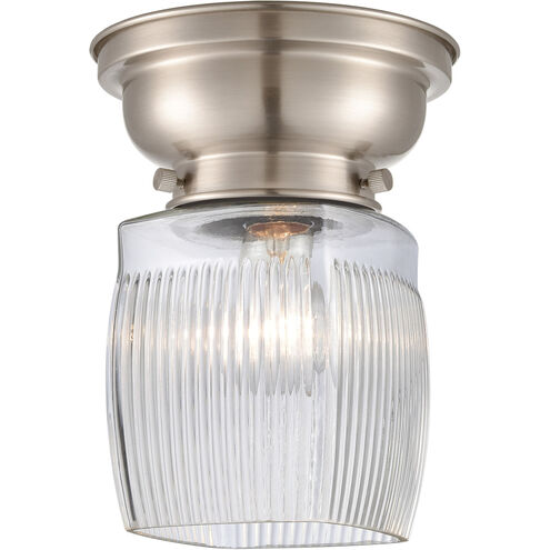 Aditi Colton LED 6 inch Brushed Satin Nickel Flush Mount Ceiling Light, Aditi